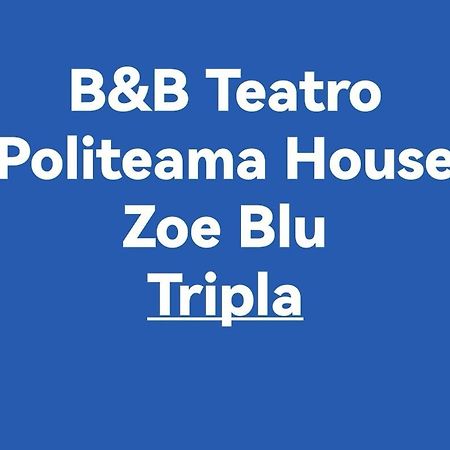Bed and Breakfast Paleemo Centro Zoe Blu Palermo Exterior foto