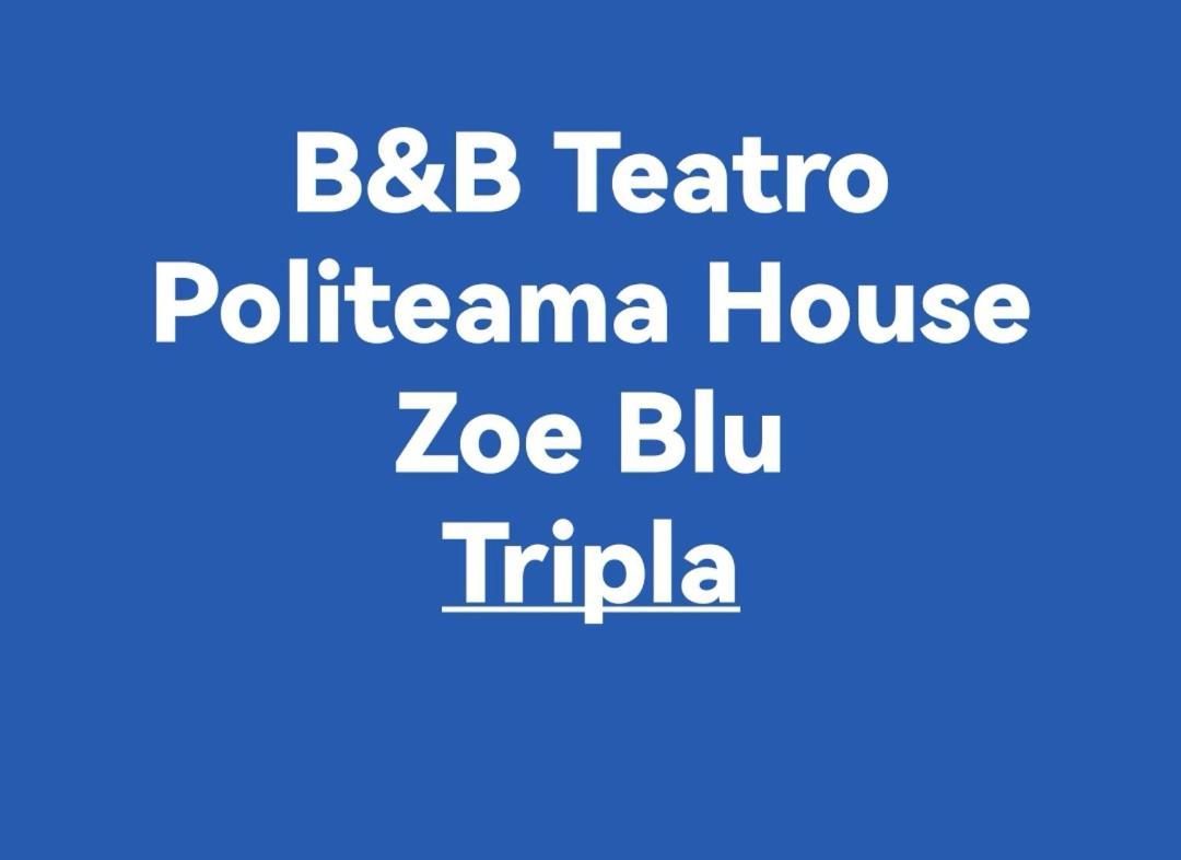 Bed and Breakfast Paleemo Centro Zoe Blu Palermo Exterior foto